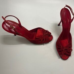 Used Retro Red Dolce & Gabbana Heels size 41